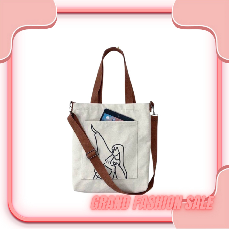 [LOKAL] DOMMO - D1320 Tote Bag GRACE - Tote Bag Wanita Morymony