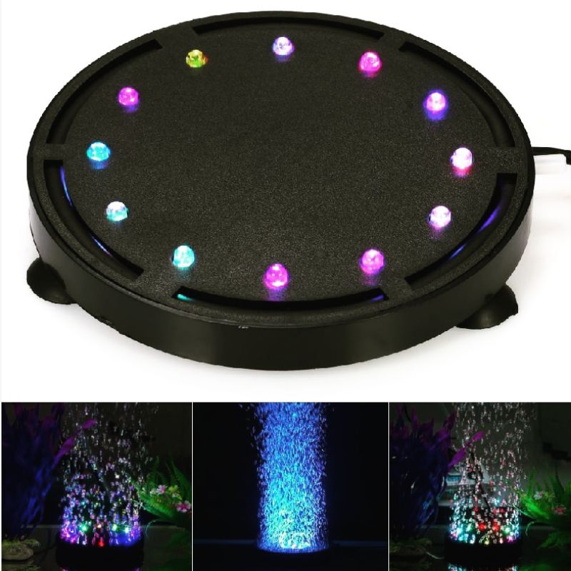 lampu aquarium led buble lamp HIKARI HK ABL 9 LED Lampu celup bulat dengan airstone gelembung HK ABL 9LED