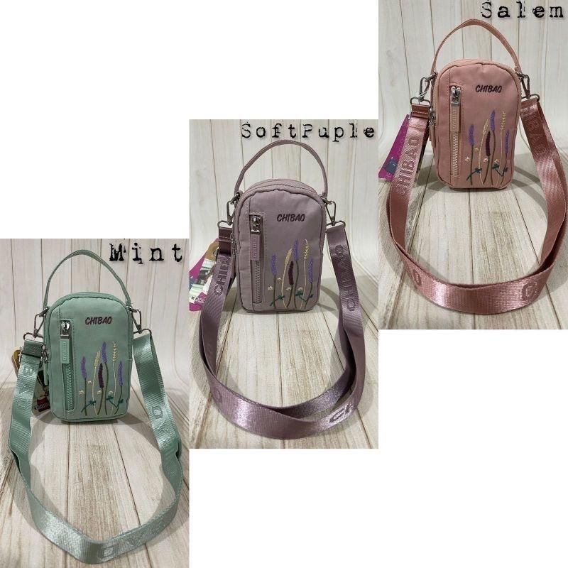 Tas selempang chibao original 5891-xc bahan suede