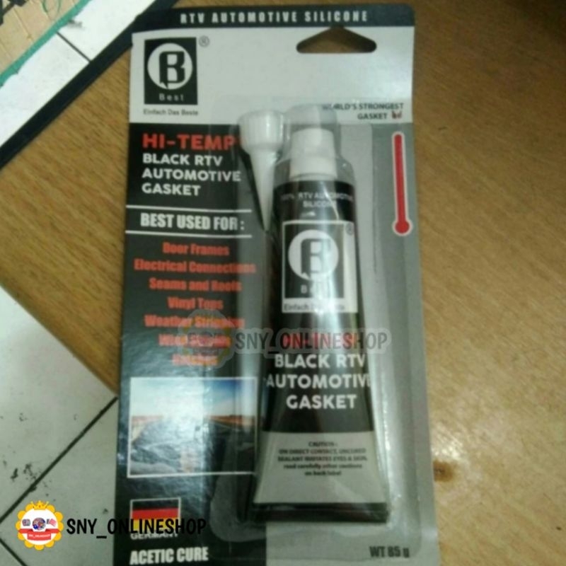 

85gr Lem Auto Sealer / Lem Silicone / Lem Gasket Hitam