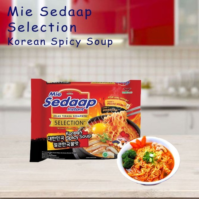 Korean Spicy Soup * Mie sedaap Selection * 77g