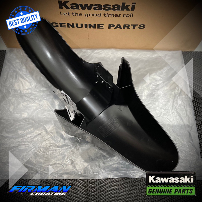 SPAKBOR DEPAN HITAM METALIC FENDER ASSY NINJA R SS ORIGINAL KAWASAKI 35001-0063-438