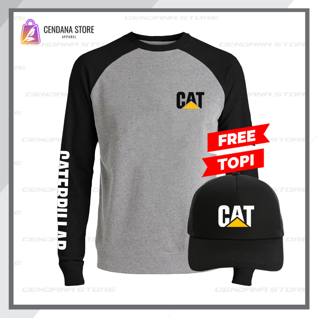 Sweater Caterpillar Excavator Crewneck All Size