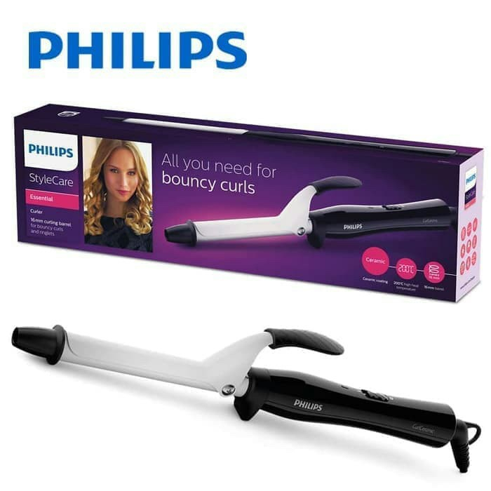 Philips Curler BHB862/00 StyleCare Essential / Pengeriting Rambut Philips /Curler