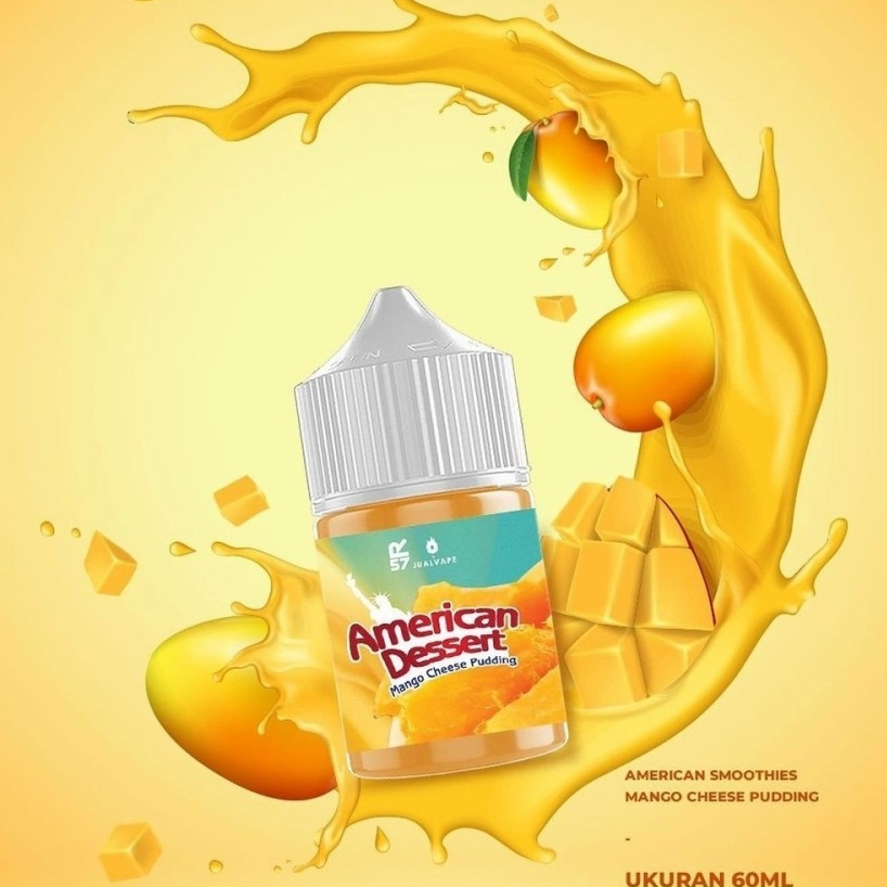 R57 American Dessert V3 Mango Cheese Pudding 60ML by Hero57 x Jual Vape