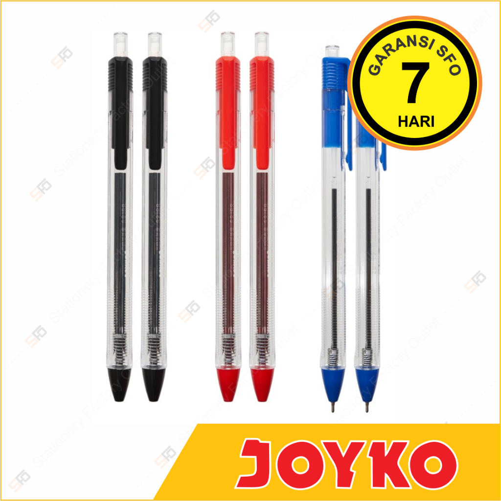 

Pen Vocus Transparan Joyko 0.7 mm - BP-349 Vokus