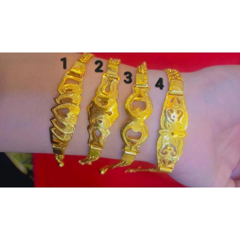 Gelang emas lapis sepuh