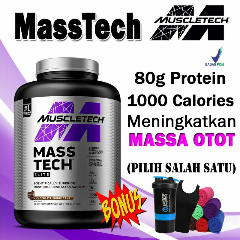 Muscletech Masstech 7Lbs Gainer Mass Tech