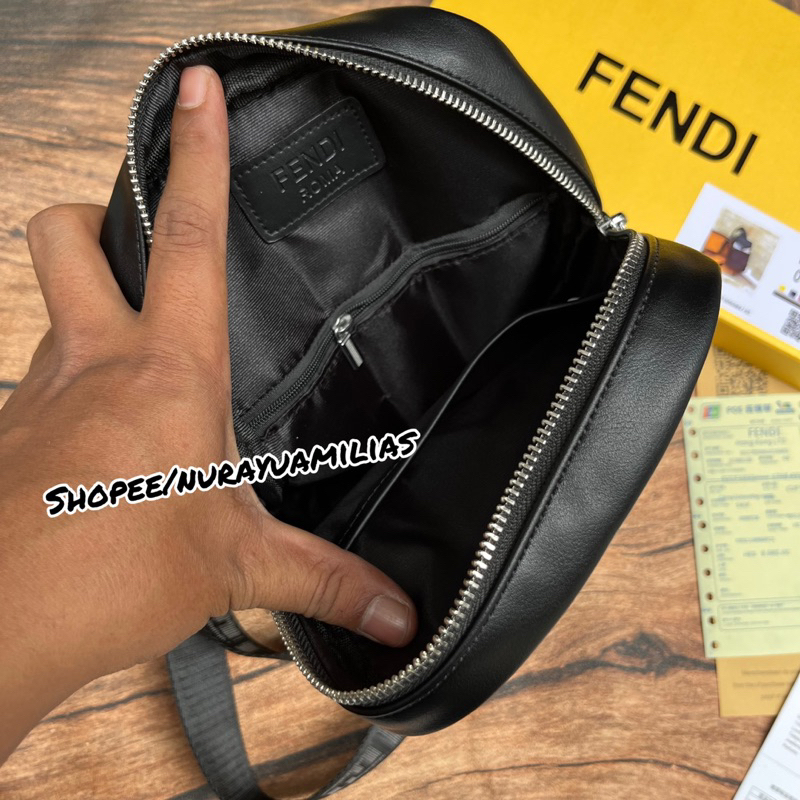 Tas selempang pria Fendi free box import Grade ori tas slempang fendi body bag pria import