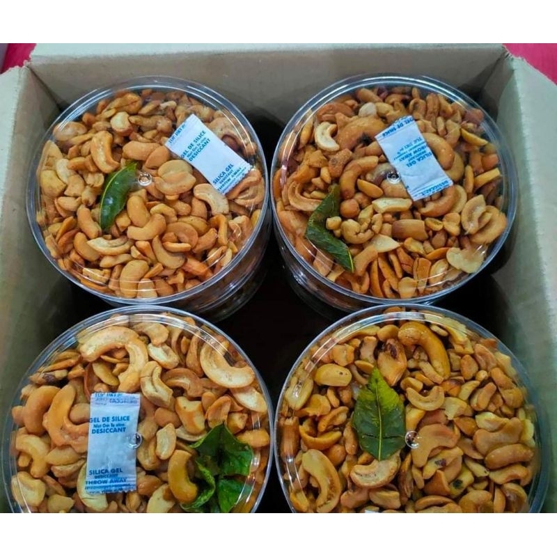 

kacang mente daun jeruk kemasan toples 250gram
