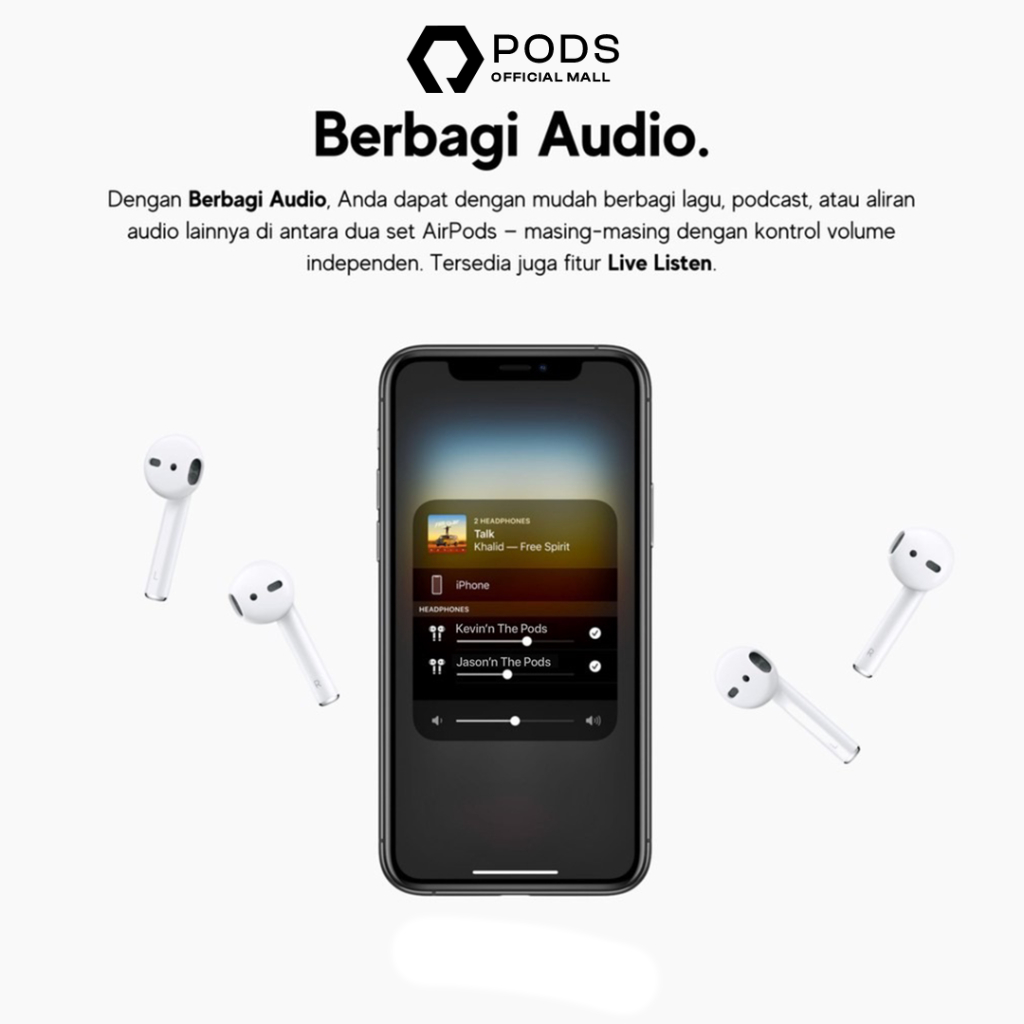 ThePods Gen 2 2024 - Wireless Charging Case Final Upgrade - (IMEI &amp; Serial Number Detectable) - By PodsIndonesiaaaaa