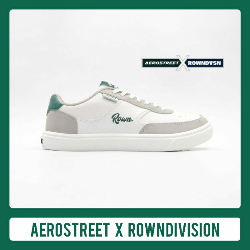 Aerostreet x Rowndivision Putih Army size 45 - New