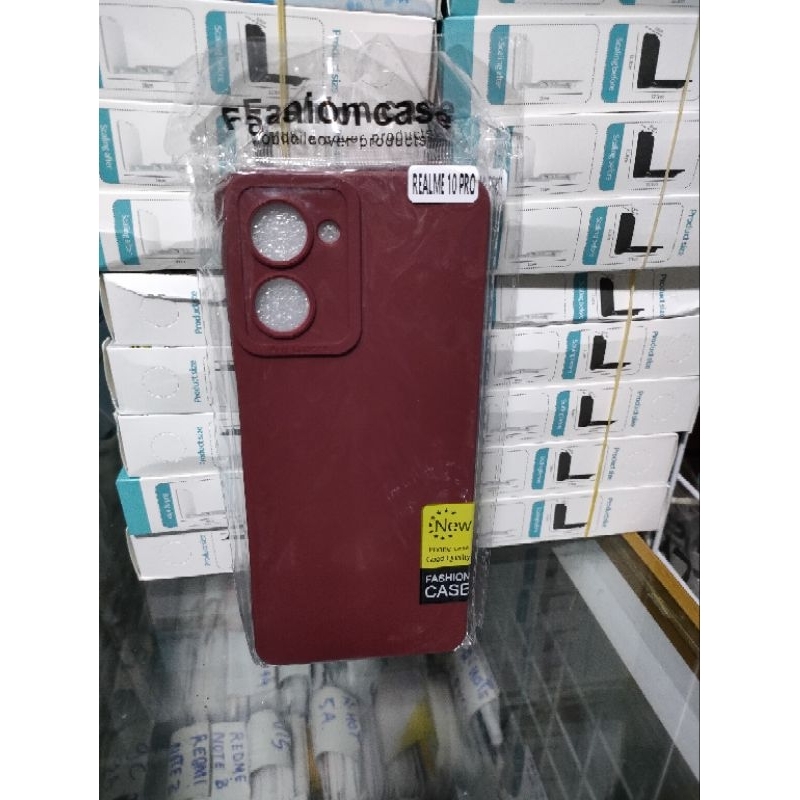 softcase Realme 10 Pro Silikon Casing Selicon Case Macaron Pelindung Pro Camera