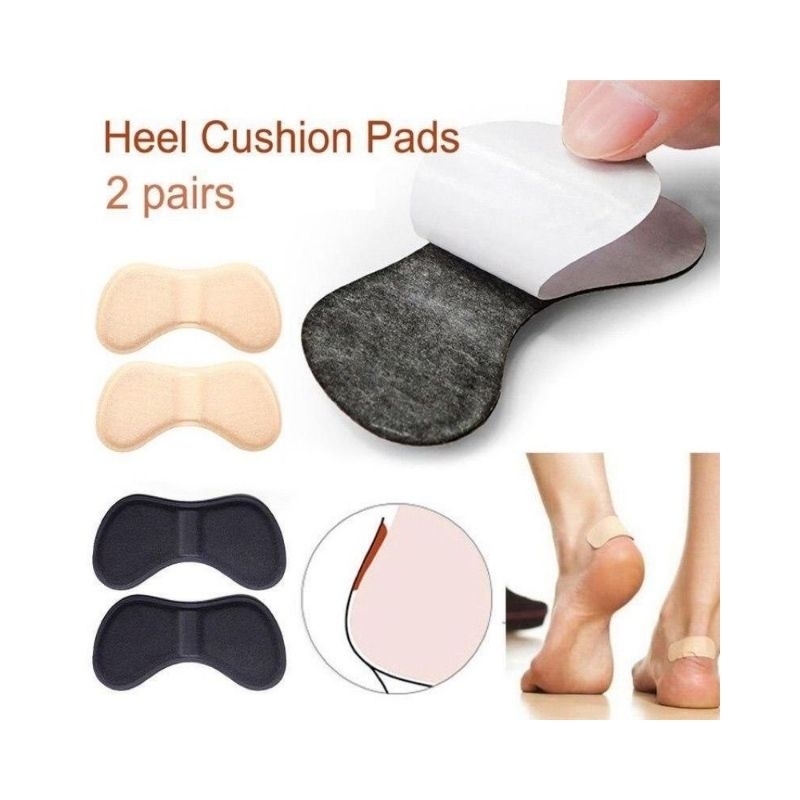 Insole Bantalan Busa dalam Sepatu Empuk Tebal Lembut Elastis Pelindung Belakang Tumit Kaki Wanita Pria Anti Lecet Kebesaran Kupu