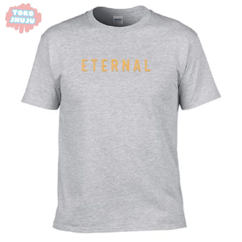 Kaos Suga Bangtan Eternal Sablon Cream