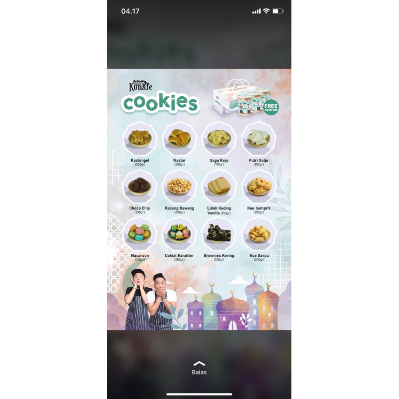 

cookies hampers lebaran by Bandung Kunafe
