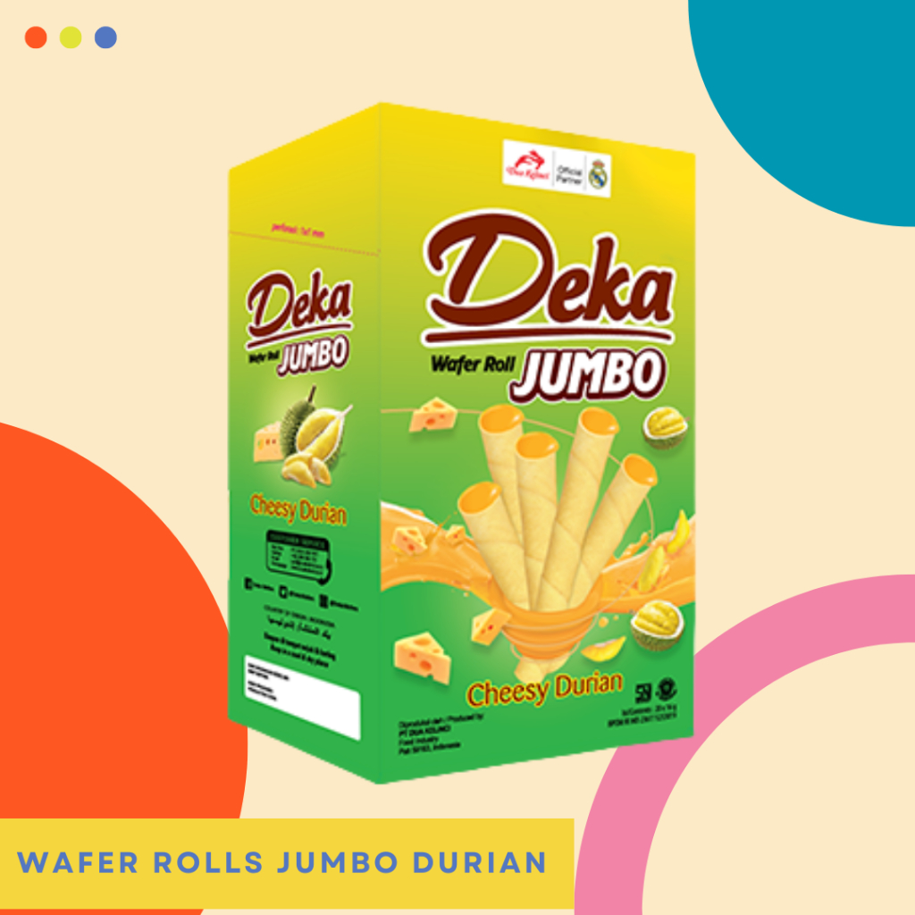 

Deka Wafer Rolls Jumbo Cheesy Durian