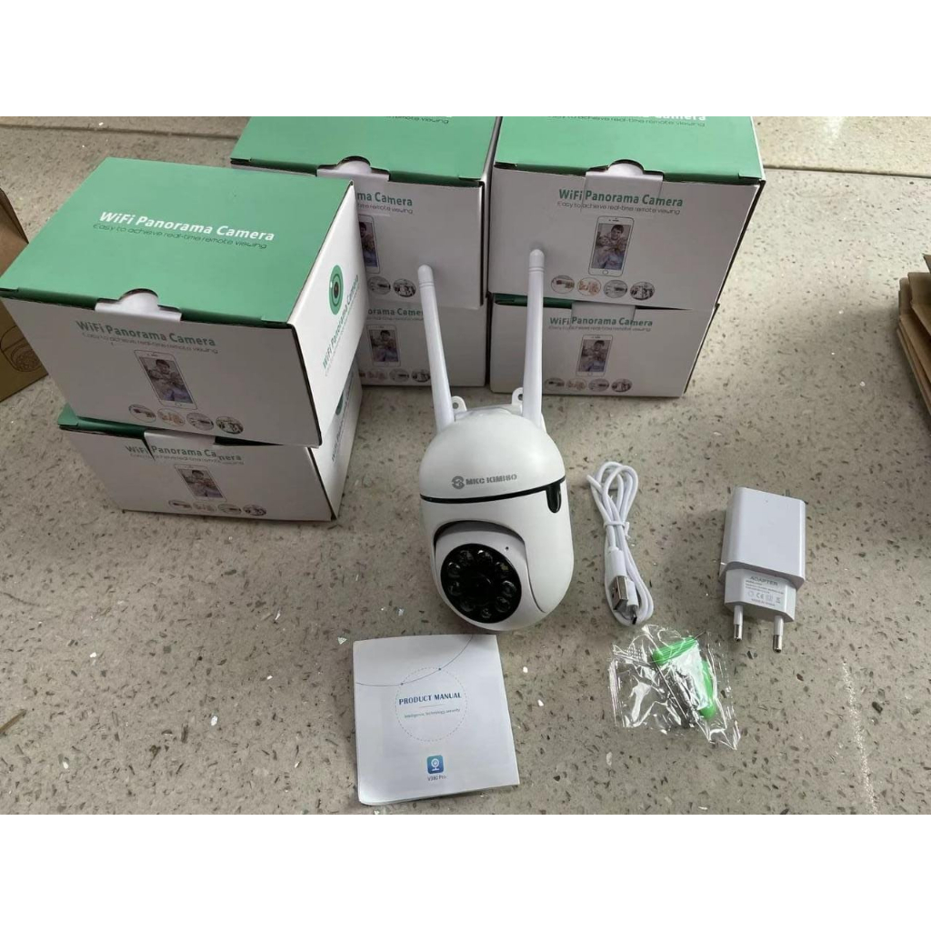 IP Camera kamera cctv outdoor wireless QJ / E27-3 - V380 pro Wifi PTZ mini Full hd 1080p