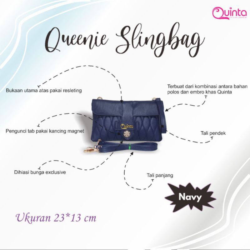 Tas slempang Queenie Quinta