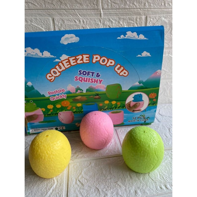 MAINAN ANAK SQUEEZE POP UP SOFT &amp; SQUISHY - MAINAN REMAS BENTUK NAGA