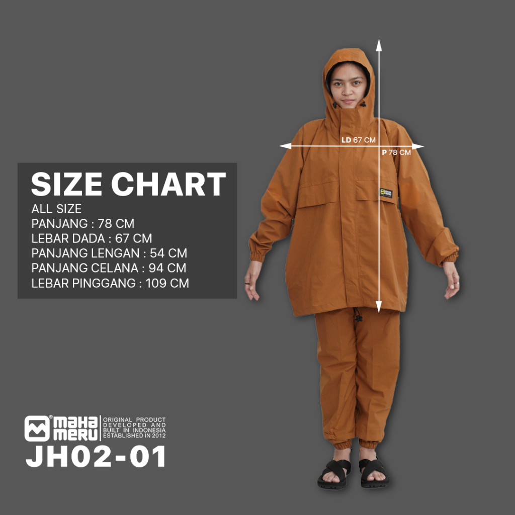 Mahameru Jas Hujan Raincoat JH02-01 SP