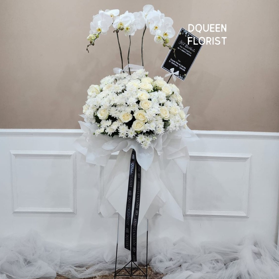 Standing flowers super premium dekorasi ulang tahun custom