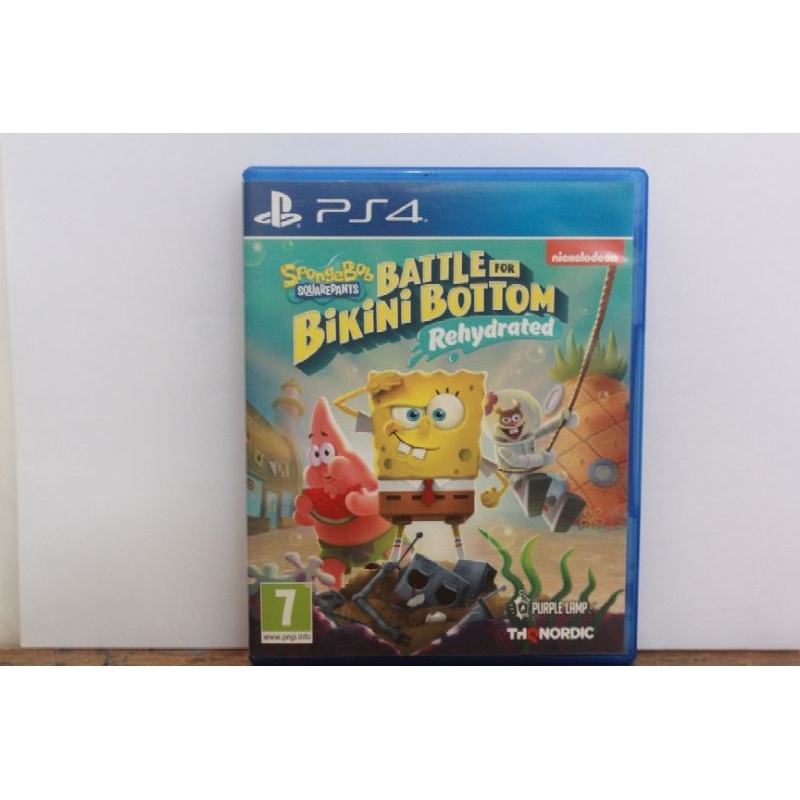 SpongeBob Battle For Bikini Bottom Rehydrated Ps4 BD Kaset Second
