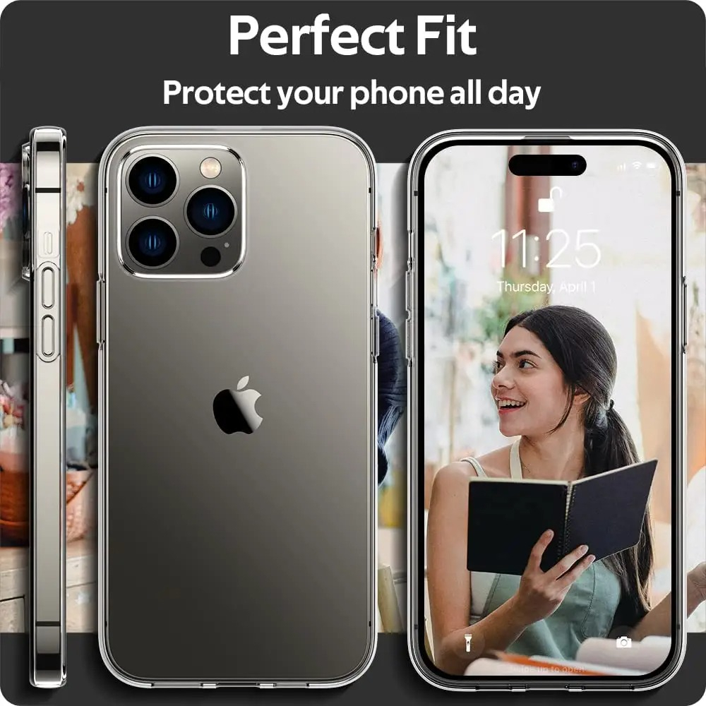 Clear Case Iphone 14 13 12 11 Pro Max 14 13 12 11 Pro 14 + Plus 14 13 12 Mini X Xs Max Xr 8 7 7G 6 Plus + Soft Tpu Casing