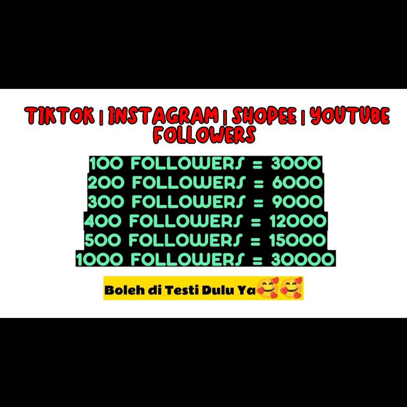 Tambah Followers