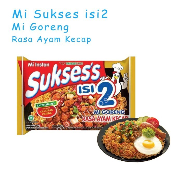 Mie sukses isi 2 * goreng * ayam kecap