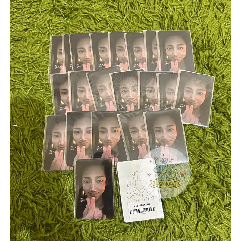 [READY STOCK] (baca deskripsi sebelum co) Yesung Floral Sense Photocard Bene SMTOWN & STORE