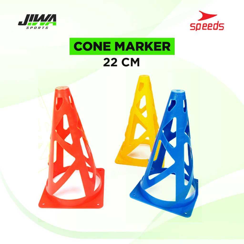 SPEEDS Cone Kerucut Marker Latihan Olahraga Futsal Sepak Bola 006-5