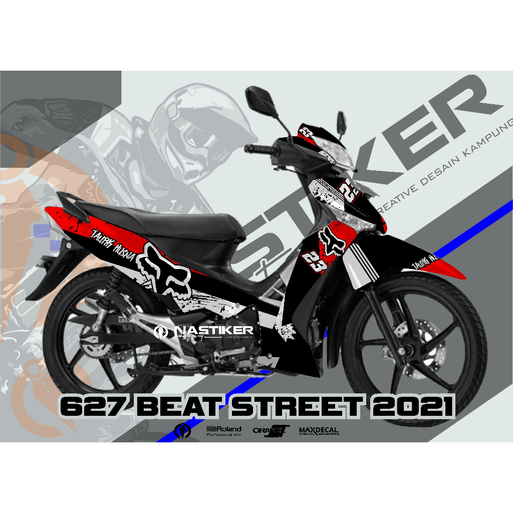 DECAL SUPRA X 125 2012 FULLBODY - DECAL SUPRA X 125 RACING