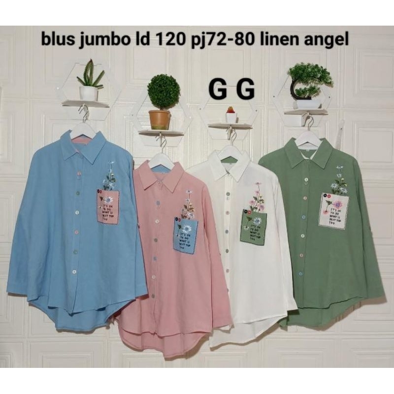 Linen Bangkok Tunik / Blouse Jumbo