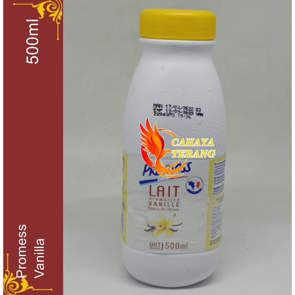 Promess Milk 500ml Promess Vanilla Milk Susu UHT 500 ml