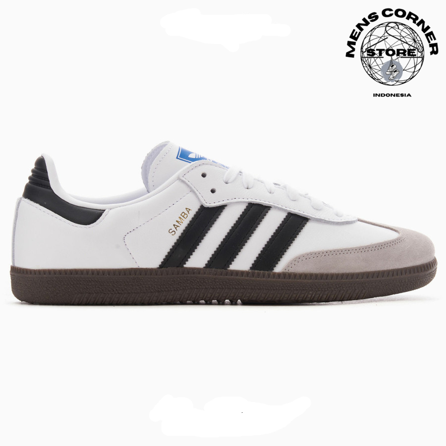 Sepatu Sneaker ADIDAS Samba Vegan Classic Cloud White Black (ORIGINAL)