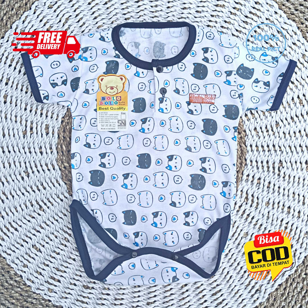 SALE 7.7 Serian Navy - 3 pcs Jumper Bayi NAVY SERIES 0 sd 6 Bulan merk SNI Bolo - Bolo / Baju Bayi Jumper Serian Navy