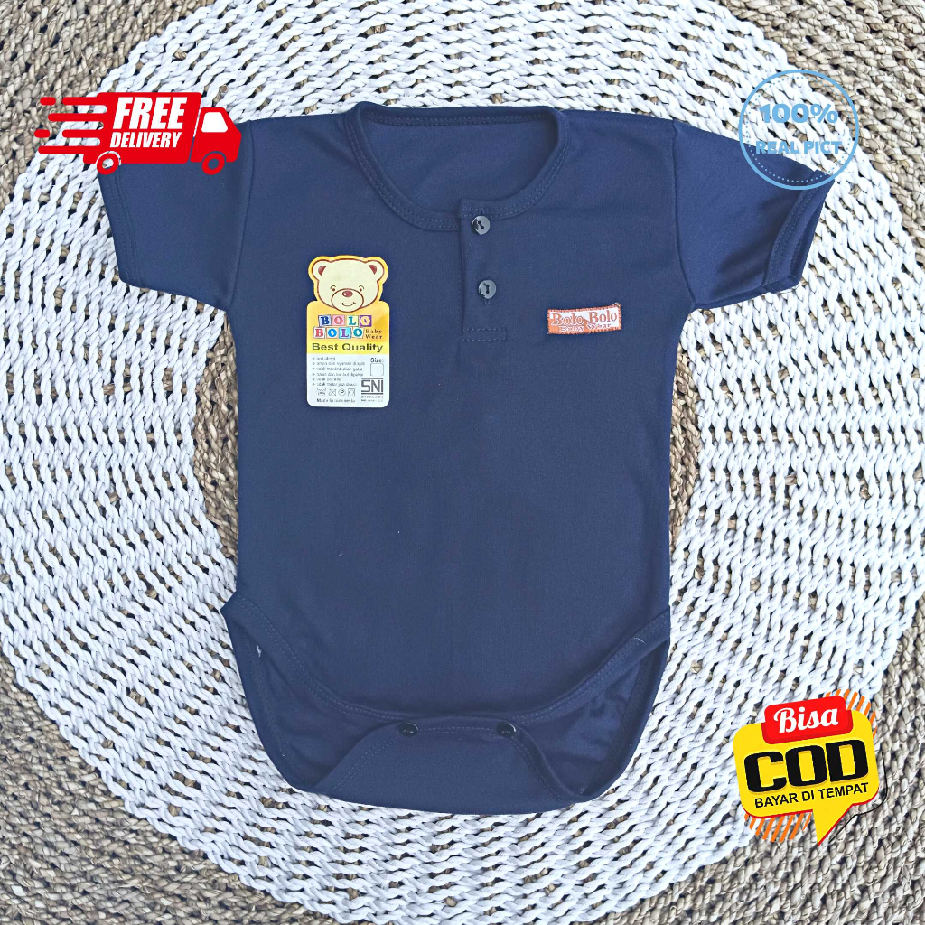 SALE 7.7 Serian Navy - 3 pcs Jumper Bayi NAVY SERIES 0 sd 6 Bulan merk SNI Bolo - Bolo / Baju Bayi Jumper Serian Navy