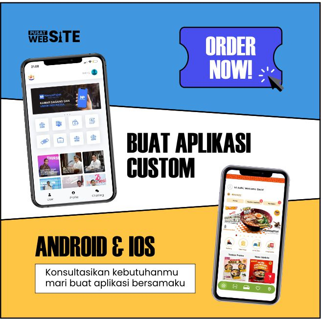 Jasa Buat Aplikasi Custom Android & IOS