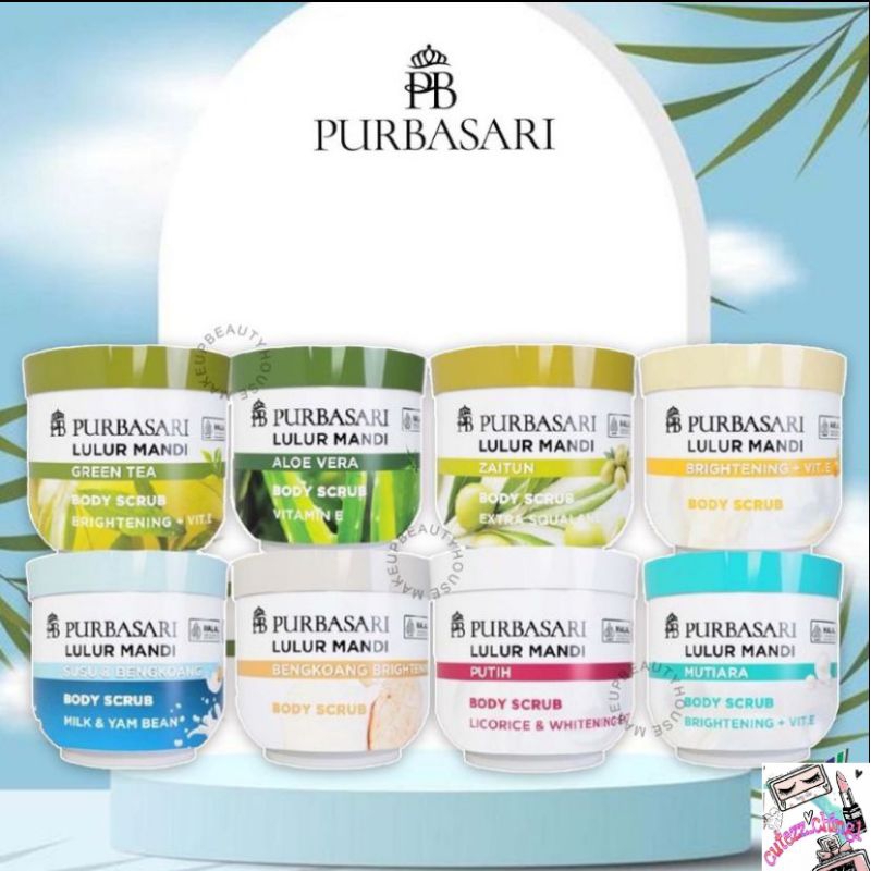 ☃️Cutezz_Ching1☃️Purbasari Lulur Mandi 100g/200g