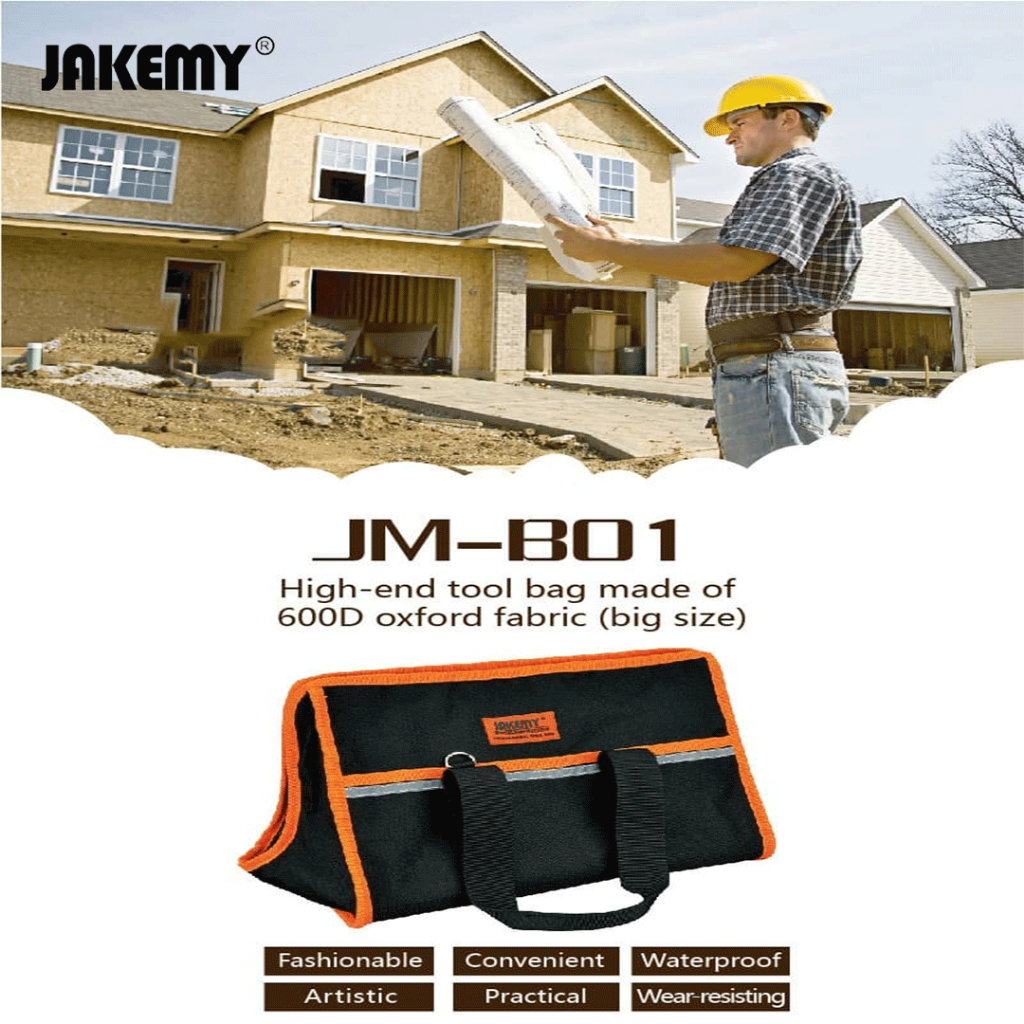 Jakemy Professional Portable Tool Bag Big Set - JM-B01