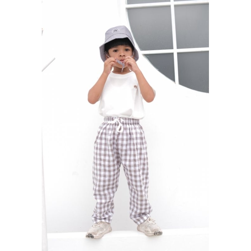 LONG PATTERN PANTS - Promo 10.10 Celana kain nyaman Anak Cewek Cowok Street Pants Street Laki Perempuan Lucu Murah 1-4 Tahun