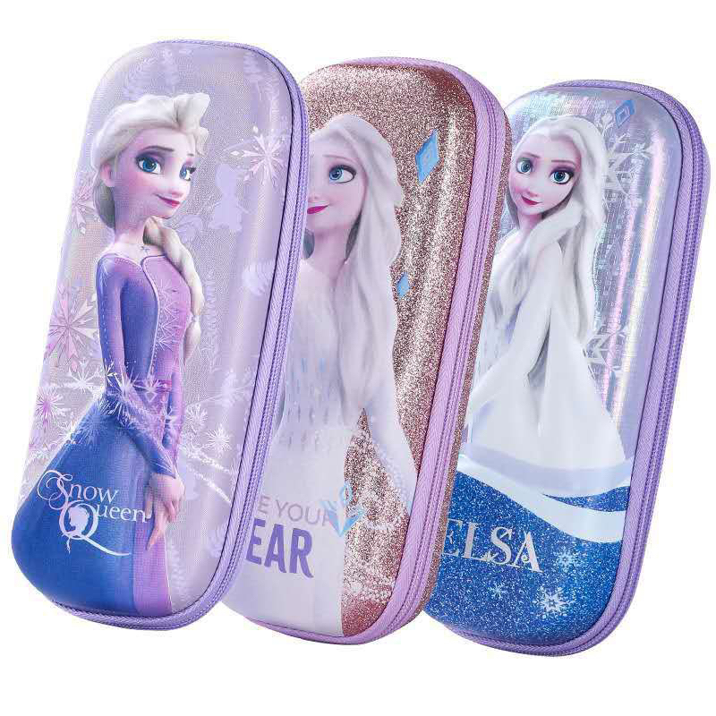 

Pencil Case 3D Disney Kotak Pensil Disney Waterproof Iron Man Elsa Anna Frozen Spiderman 3D Smiggle