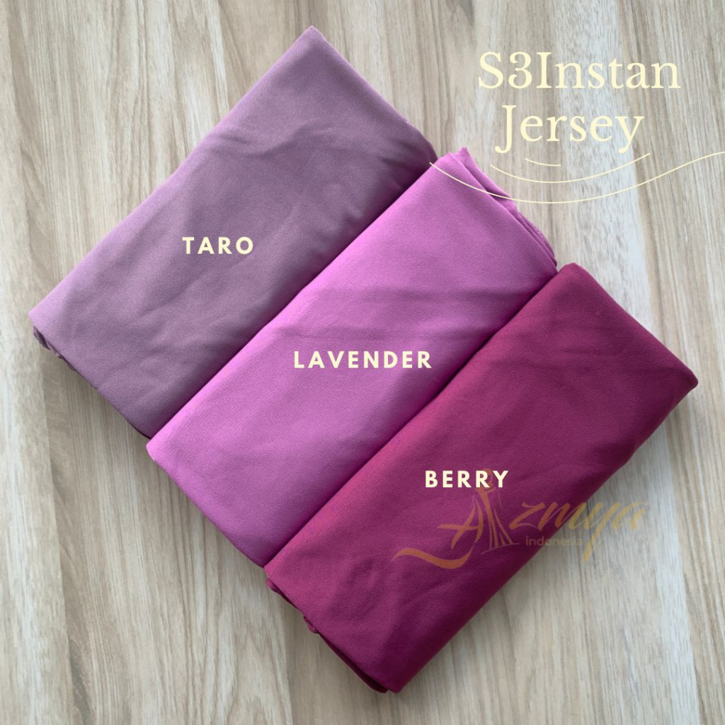 Hijab Segitiga Jersey HALWA | Jilbab Instan Malay Dewasa - Bergo Instan Non Ped