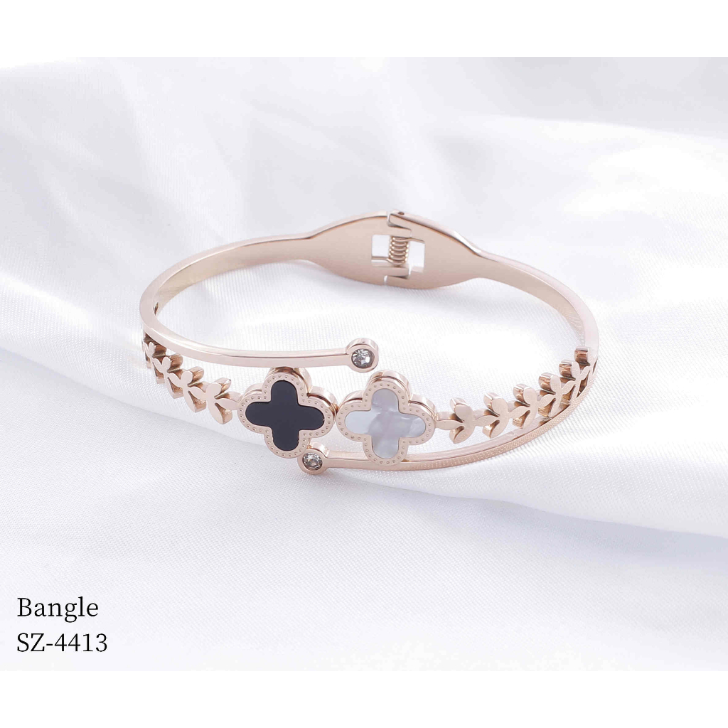 Set Perhiasan Titanium Kalung/Gelang/Anting Fashion Jewelry 6701/4413/7650 (15mm)