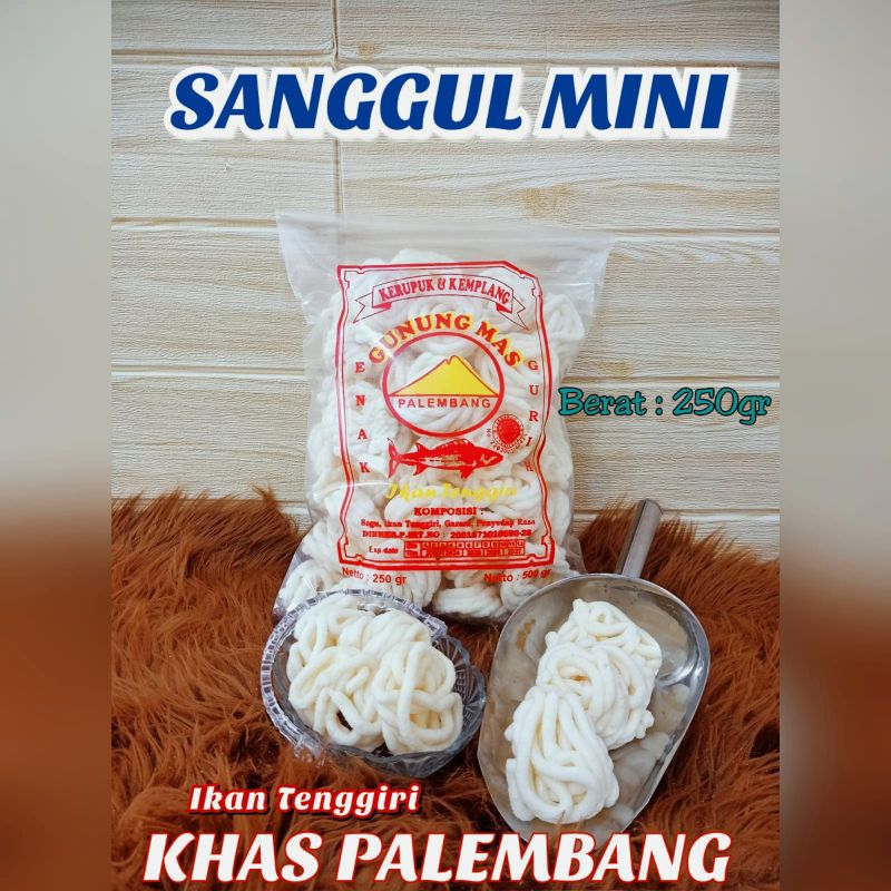 

KERUPUK SANGGUL MINI SUPER 250gr IKAN TENGGIRI KERUPUK ENAK