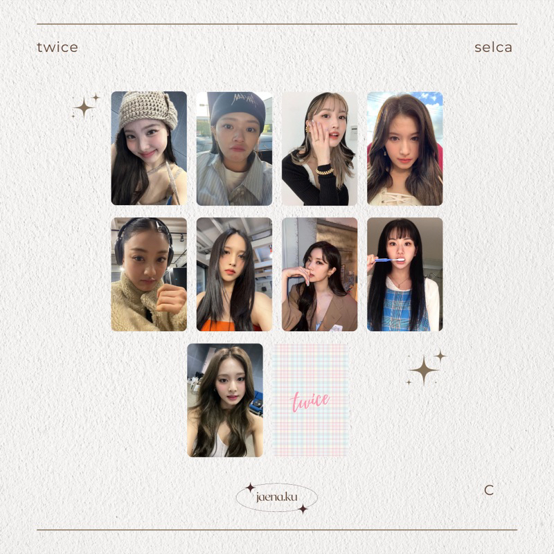 [TWICE] PHOTOCARD SELCA 3 TWICE