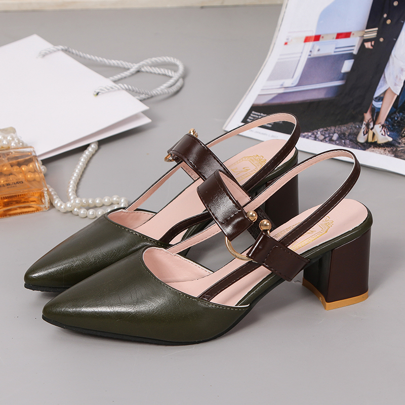 Korean Slingback Strap Office / Sepatu Kerja Wanita 5406 (36 - 40)