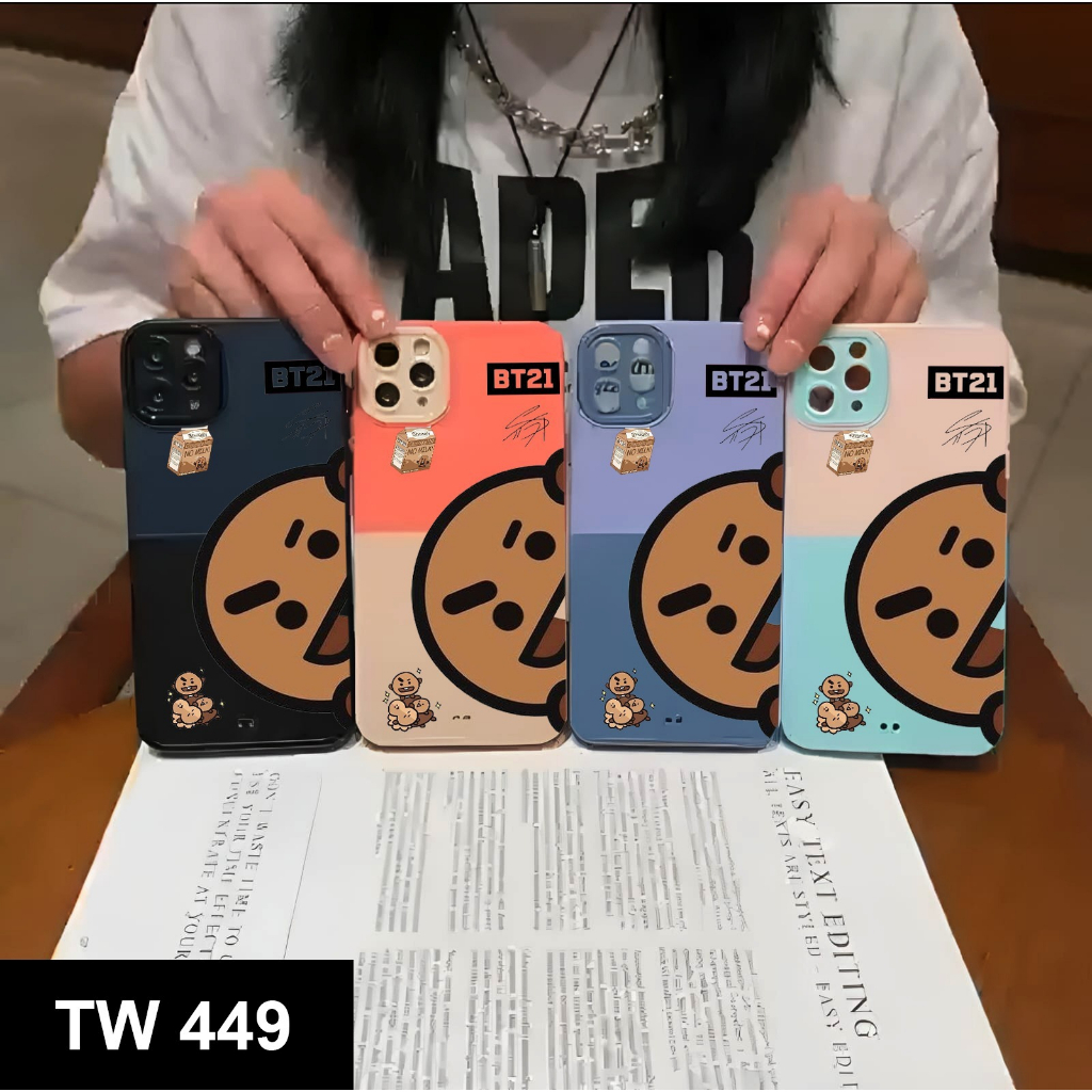 CASE MOTIF TOW TONE FOR SAMSUNG A224G M22 M32 A23 4G A32 4G A33 5G CASE NEW MOTIF - BD