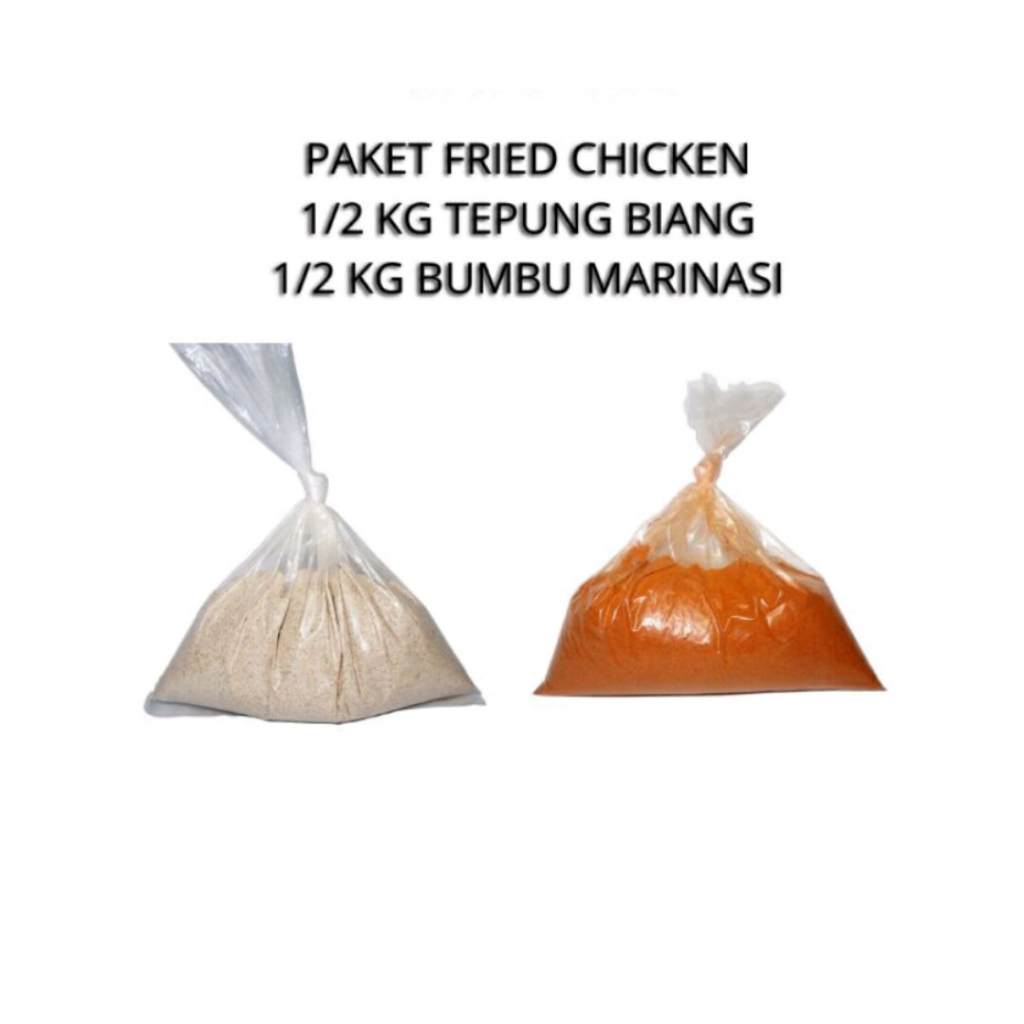 

PAKET FRIED CHICKEN BIANG DAN MARINASI @1/2KG